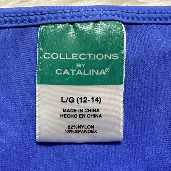 Collections By Catalina Blue Bikini Bottom - Picture 4 of 4